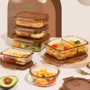 food containers with lids microwaveable/heat resistant